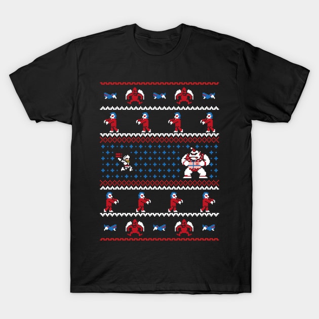 Ghosts n Goblins Ugly Christmas Sweater T-Shirt by RetroReview